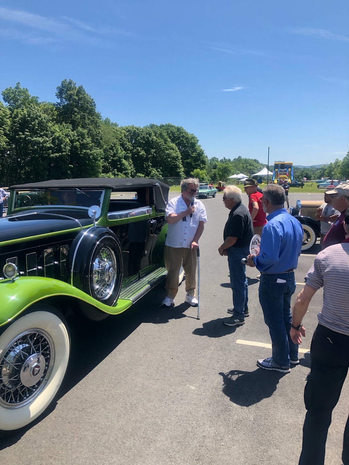 Dick Shappy with show Grand Marshall Wayne Carini